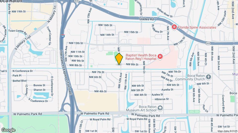 1200 NW 8th St Map and Location Details