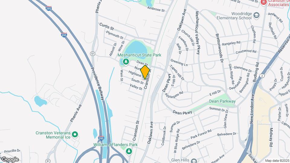 2245 Cranston St Map and Location Details