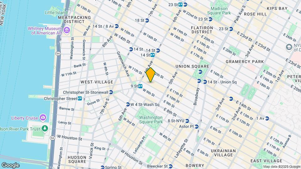 41 W 10th St Map and Location Details