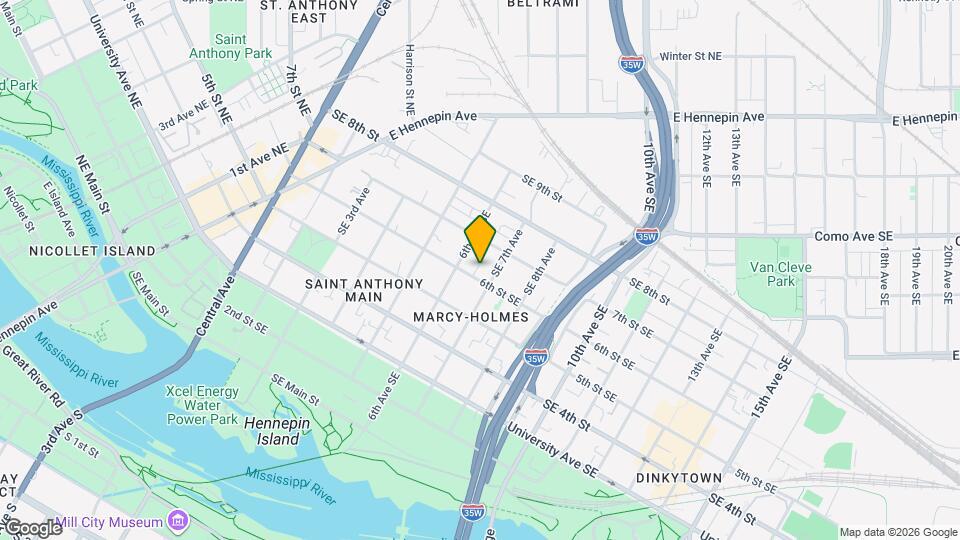 615 6th St SE Map and Location Details