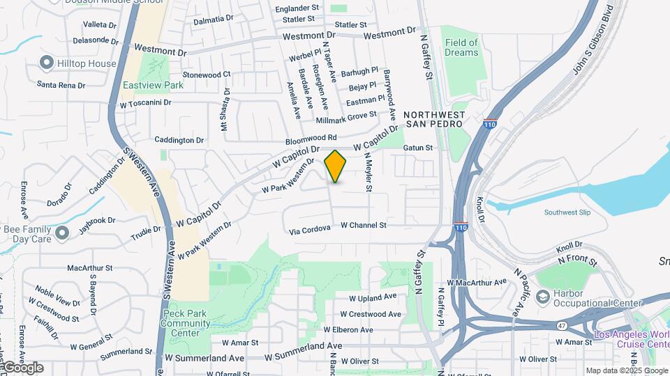 1210 N Park Western Dr Mapa y Detalles de la Ubicación
