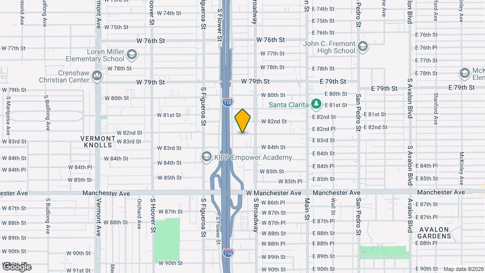 328 W 83rd St Mapa y Detalles de la Ubicación