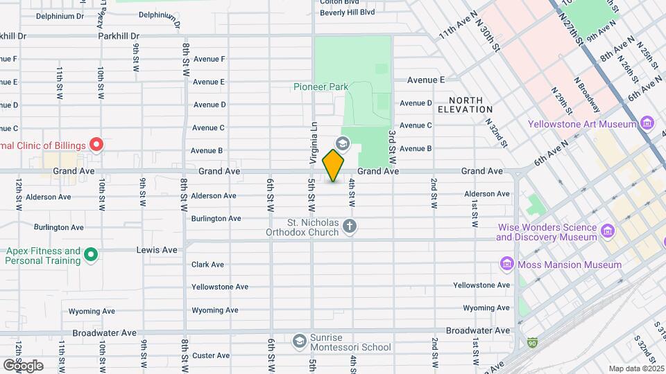 423 1/2 Alderson Ave Map and Location Details