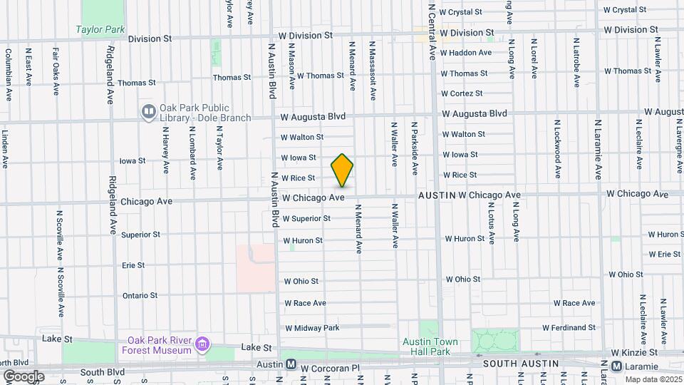 5816 W Chicago Ave Map and Location Details