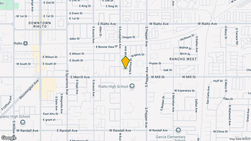 443 S Tamarisk Ave Map and Location Details
