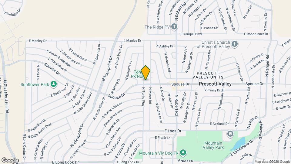 4601 N Tonto Way Map and Location Details