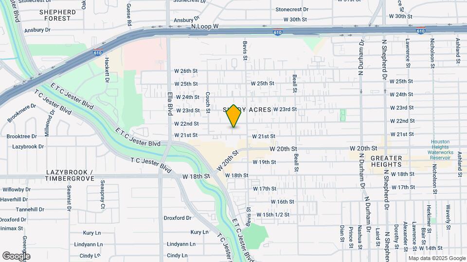 1331 W 21st St Map and Location Details