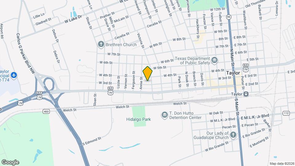 1112 W 3rd St Map and Location Details