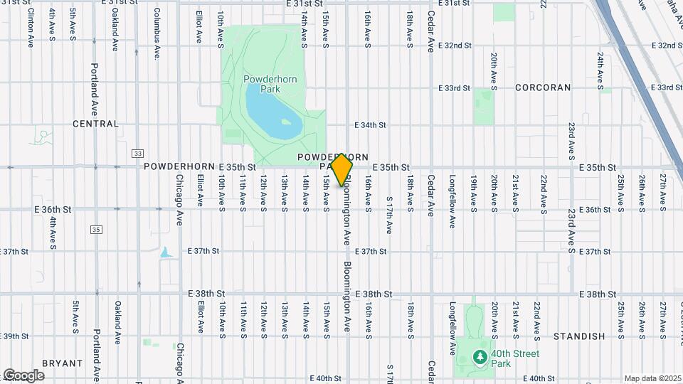 3528 Bloomington Ave Map and Location Details