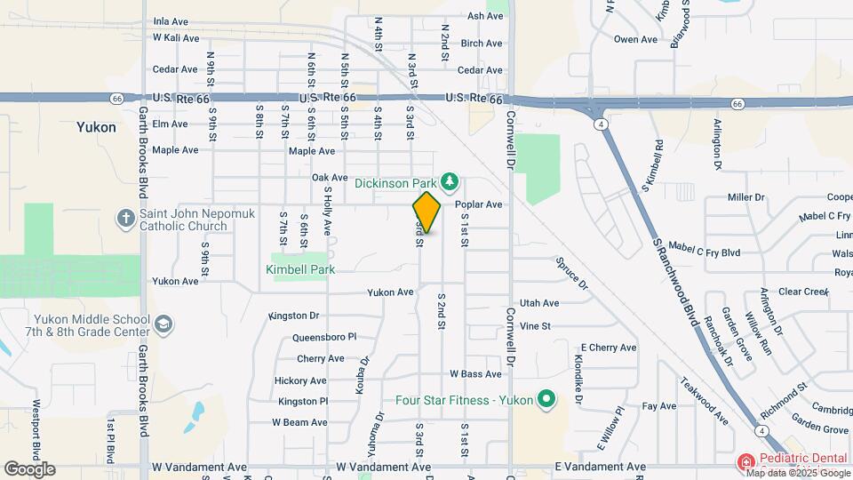 505 S 3rd St Map and Location Details