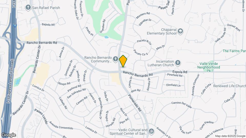 16924 Caminito Santico Map and Location Details