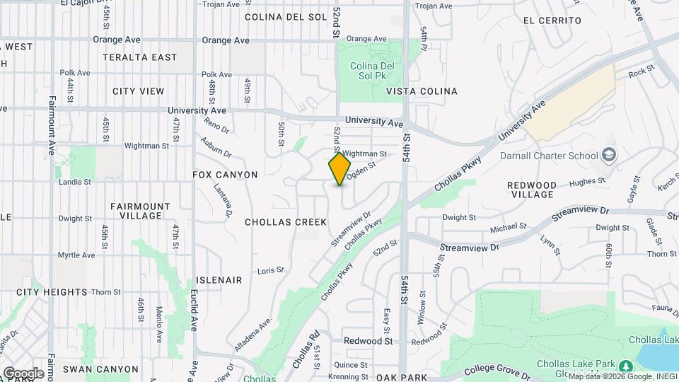 3662 Hondo St Map and Location Details