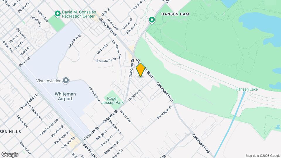 12227 Osborne Pl Map and Location Details