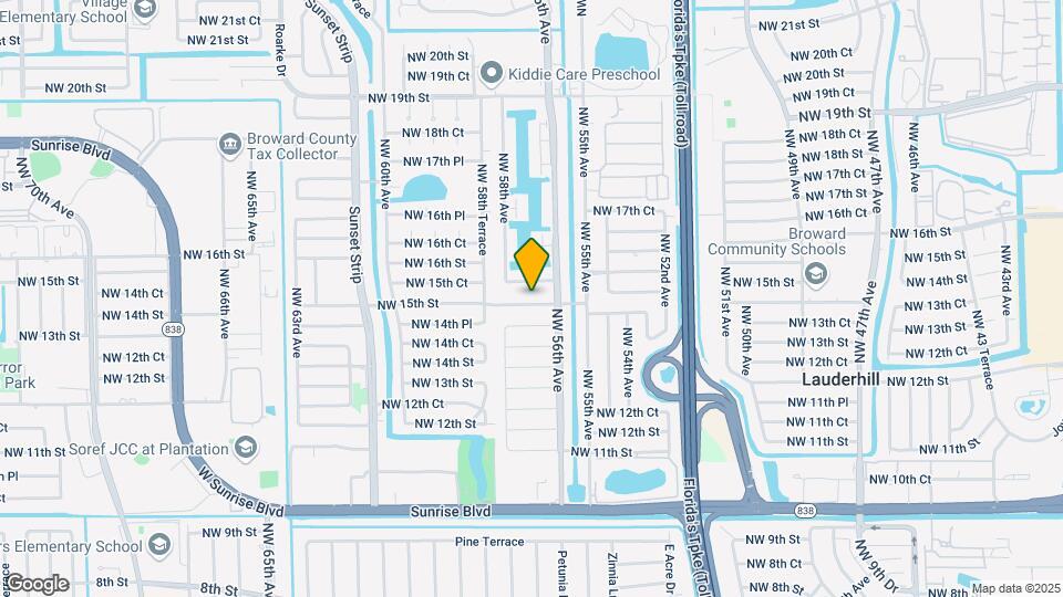 5641 NW 15th St Map and Location Details