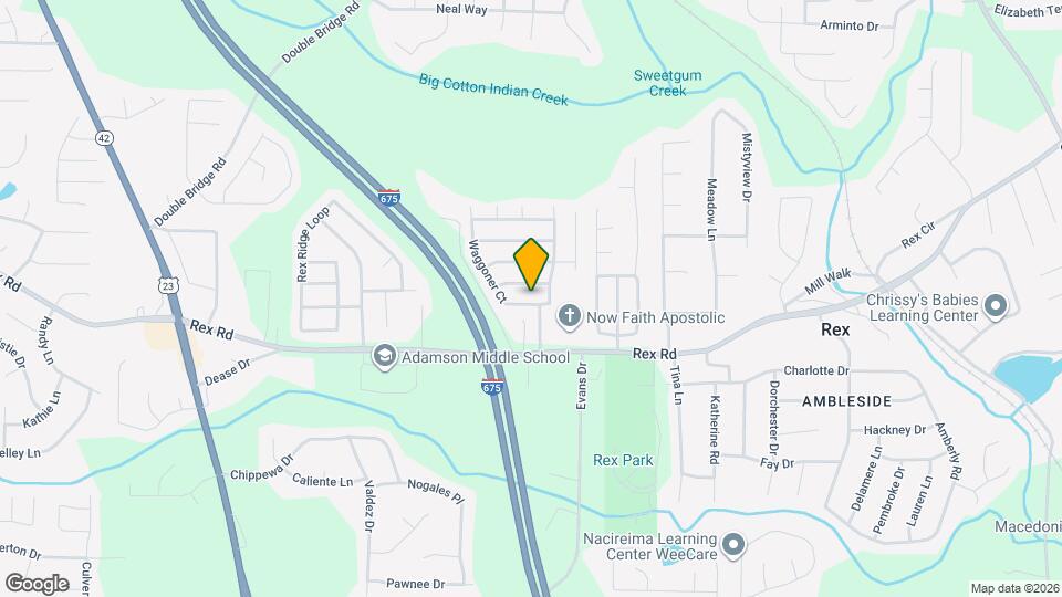 5899 Waggoner Ct Map and Location Details