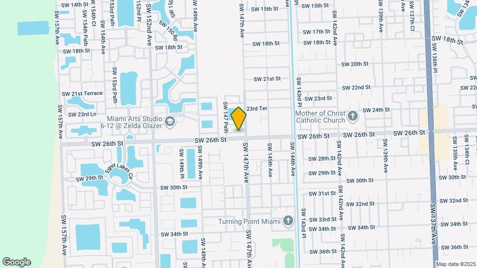 14728 SW 25th Ln Map and Location Details