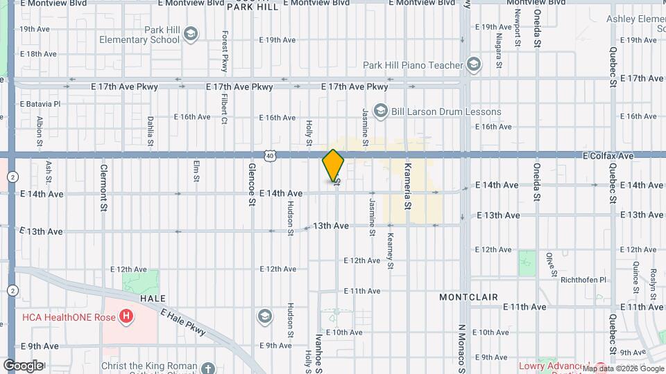 1409 Ivy St Mapa y Detalles de la Ubicación