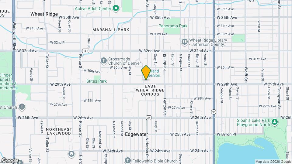 6075 W 29th Ave Map and Location Details