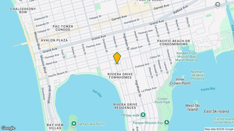 4045 Riviera Dr Map and Location Details