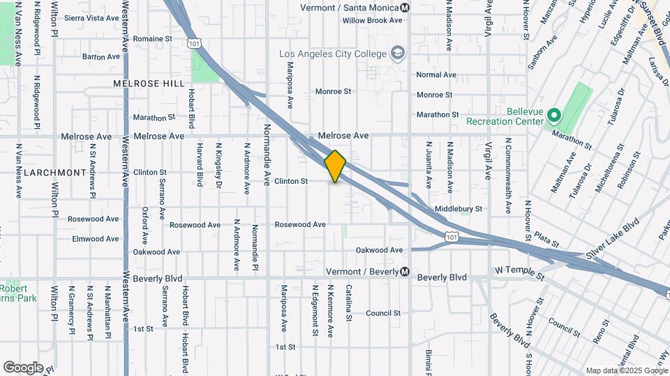 564 N Kenmore Ave Map and Location Details