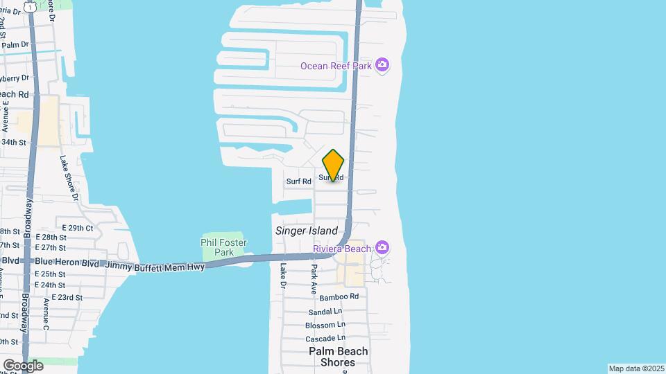 1248 N Harbor Dr Map and Location Details