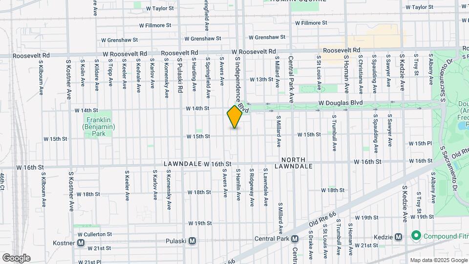 1452-1454 S Hamlin Ave Mapa y Detalles de la Ubicación