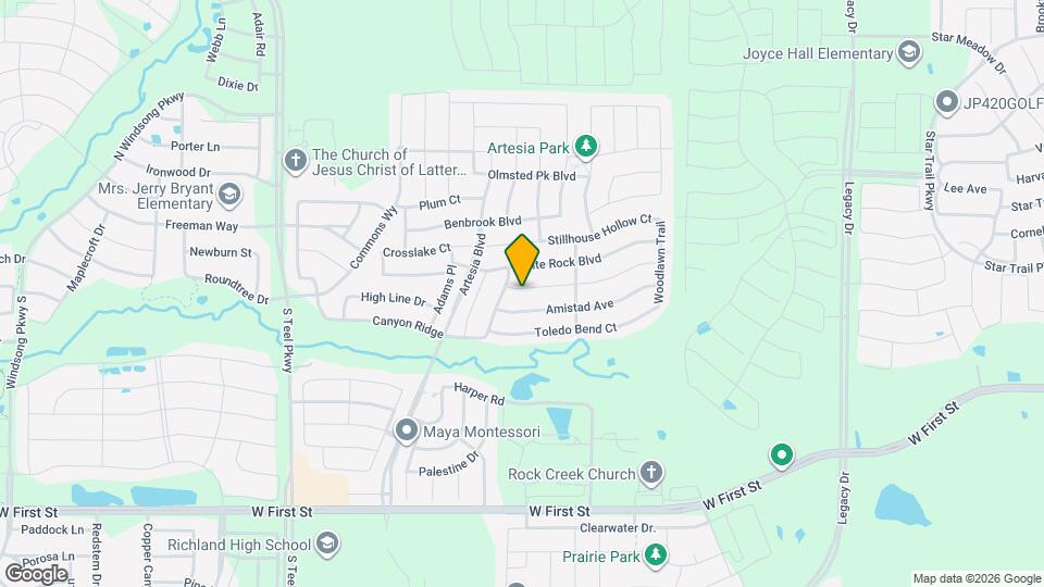 16312 Dry Creek Blvd Map and Location Details