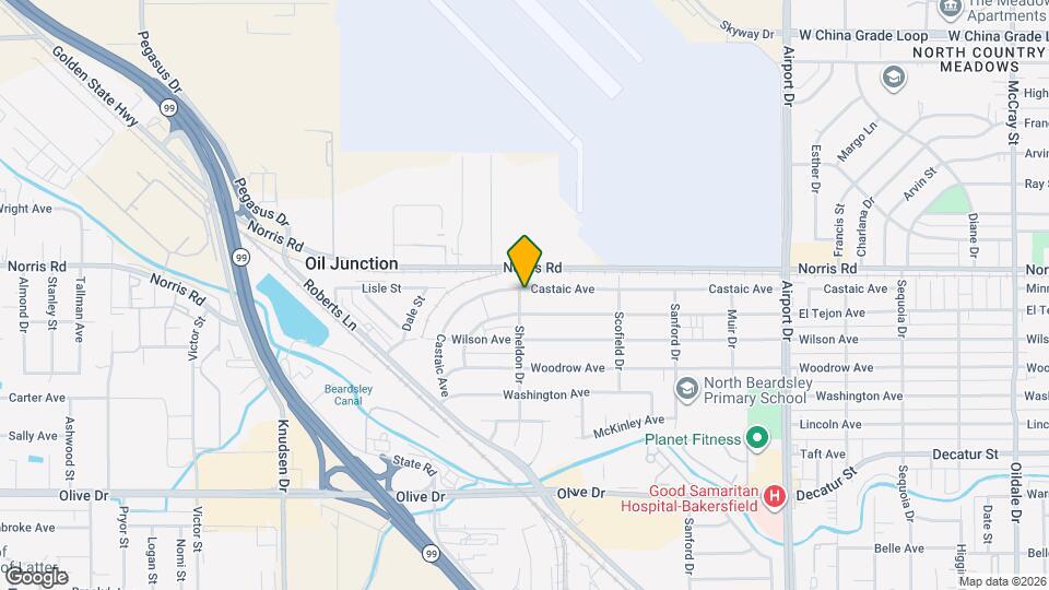 1241 Castaic Ave Map and Location Details