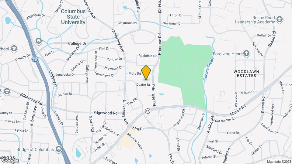 3931 Dexter Dr Map and Location Details