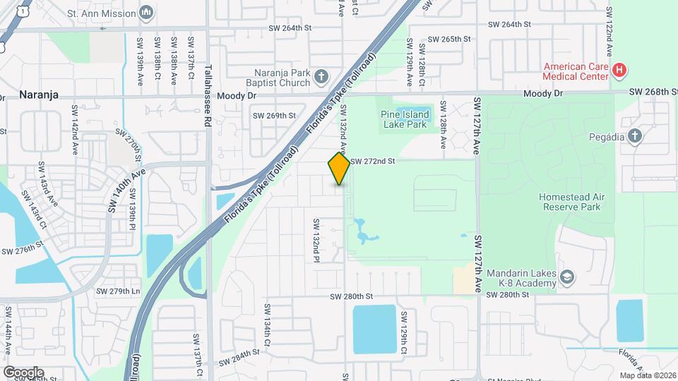 27341 SW 132nd Ct Map and Location Details
