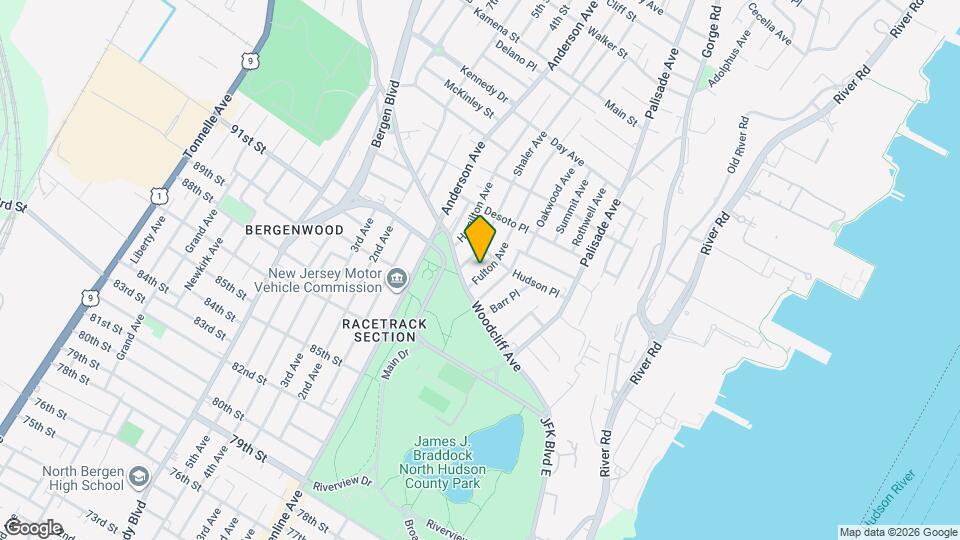 9019 Fulton Ave Map and Location Details