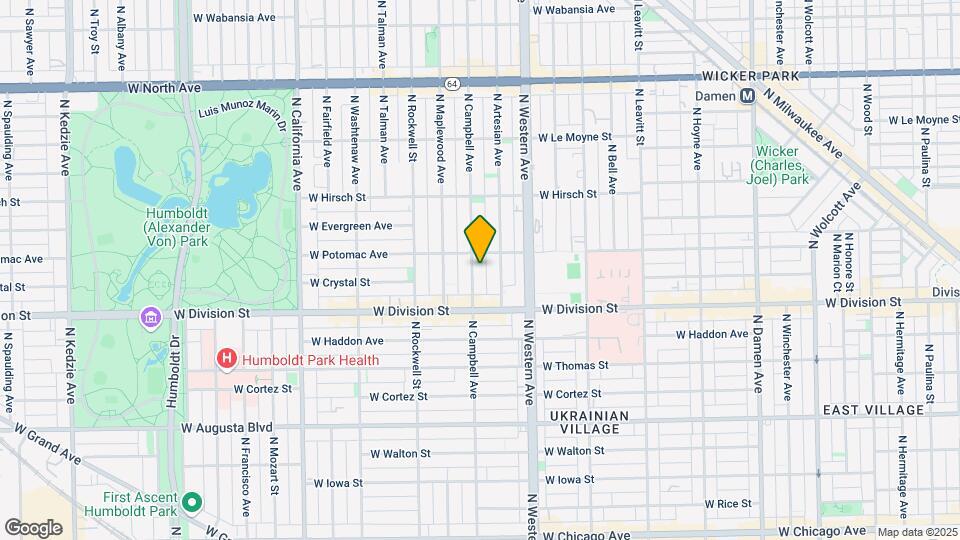 1243 N Campbell Ave, Unit 3 front Map and Location Details