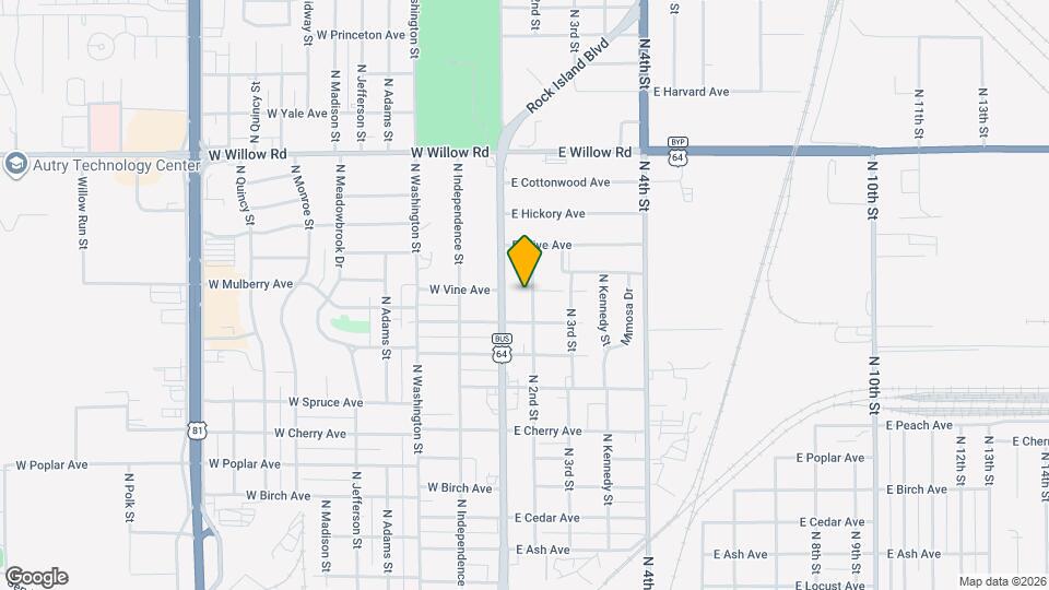 1822 N 2nd St Map and Location Details