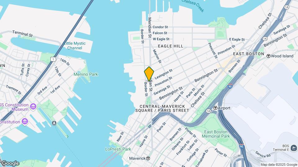 288 Meridian St Map and Location Details