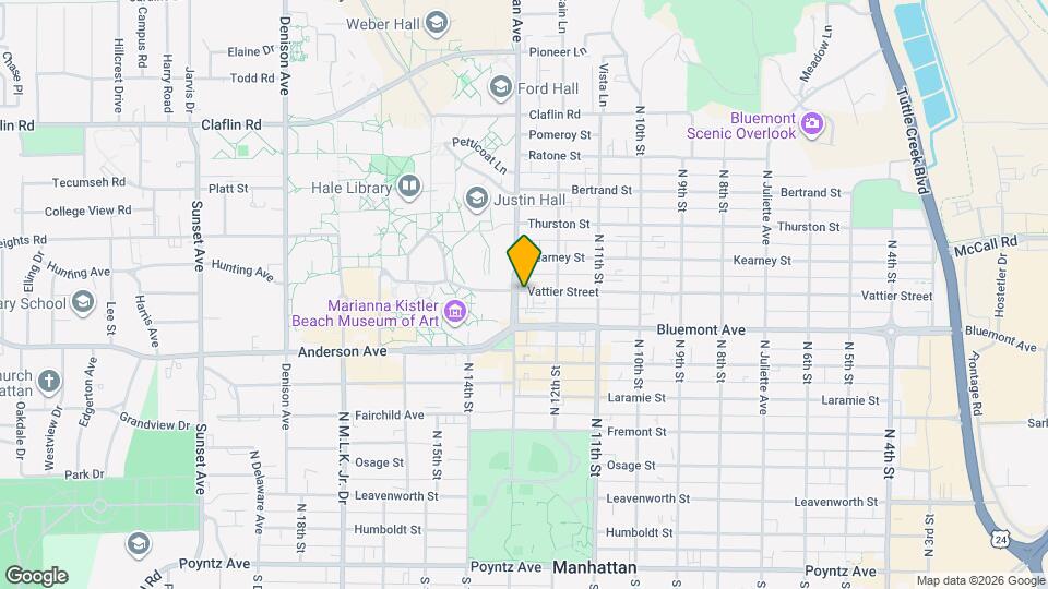 820 N Manhattan Ave Map and Location Details