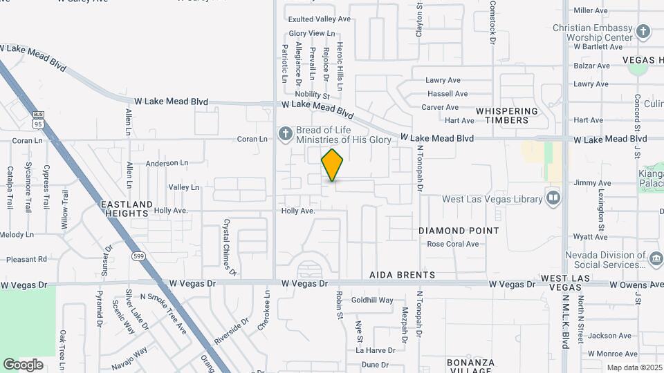 1913 Poppy Hill St Map and Location Details