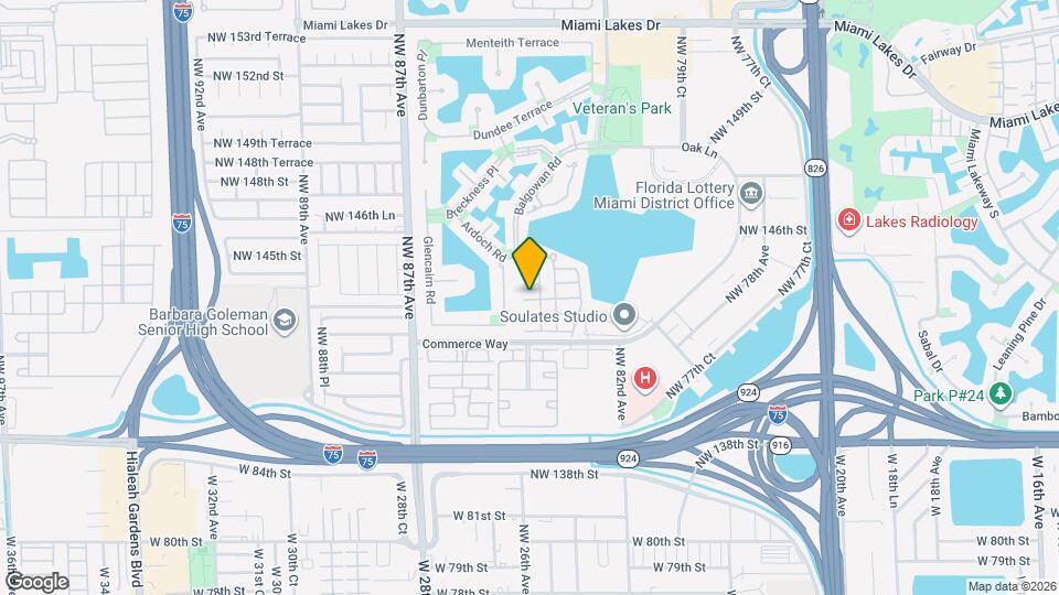 8395 NW 143rd Terrace Map and Location Details