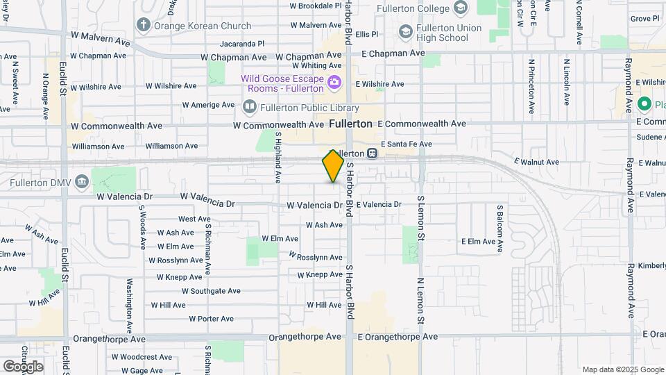 124 W Truslow Ave Map and Location Details