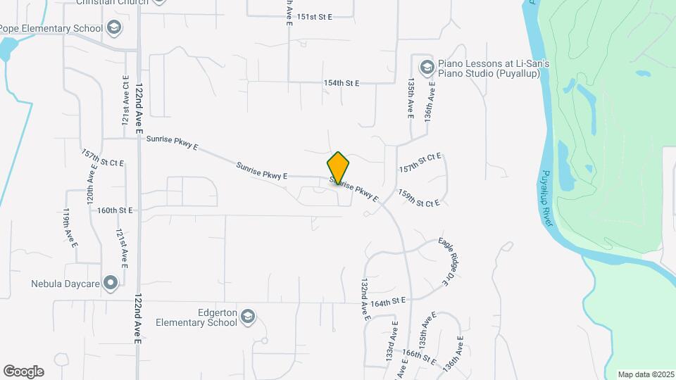 13023 158th Street Ct E Map and Location Details