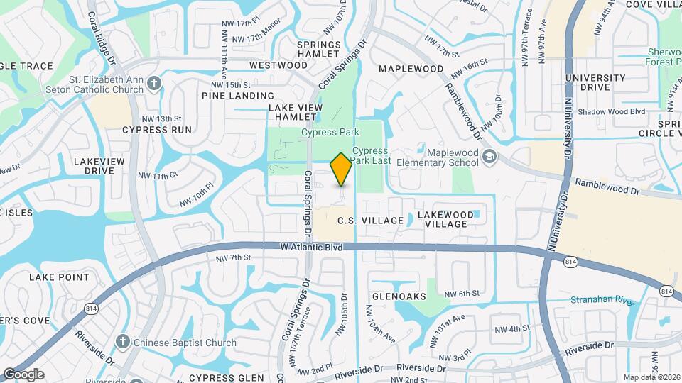 1025 Coral Club Dr, Unit 1025 Coral Club Dr Map and Location Details