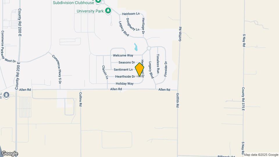 2993 Hearthside Dr Map and Location Details