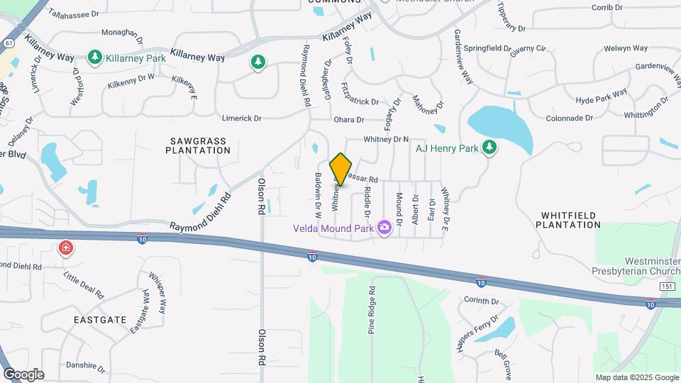 3245 Whitney Dr W Map and Location Details