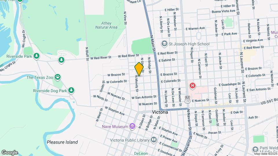 305 W Brazos St Map and Location Details