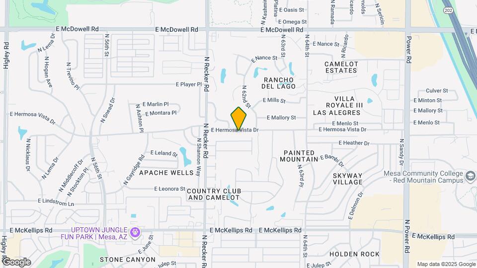 6121 E Hermosa Vista Dr Map and Location Details