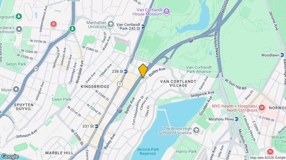 142 W 238th St, Unit 9 Map and Location Details