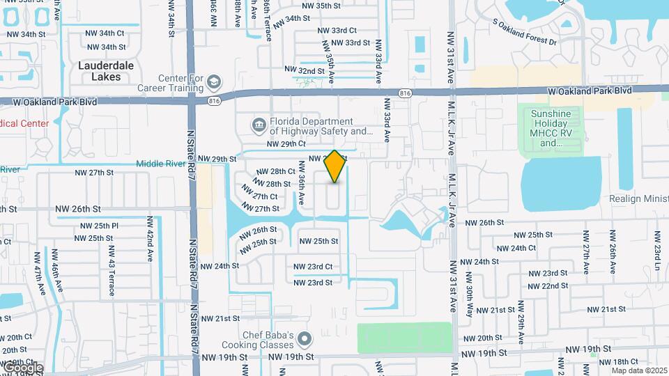 2793 NW 34th Terrace Map and Location Details