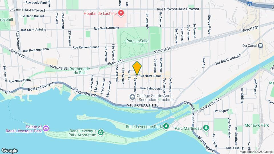1173 Notre Dame St Map and Location Details