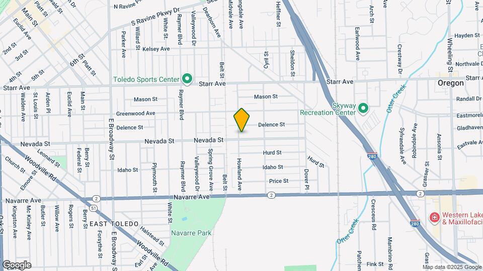 571 Howland Ave Map and Location Details