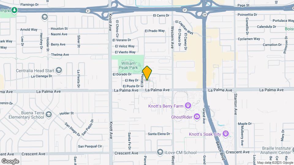 La Palma Park Apartments Map and Location Details