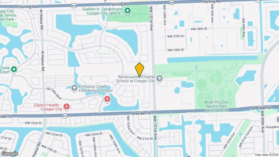 10301 Panama St Map and Location Details